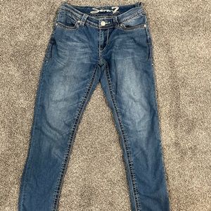 Seven 7 for all Mankind women’s straight leg medium wash jeans size 26